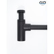 СИФОН ЧЕРНЫЙ ДЛЯ РАКОВИНЫ GID G-74BL