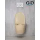 БЕЗОБОДКОВЫЙ ПОДВЕСНОЙ УНИТАЗ GID SR2198 СВЕТЛО-КОРИЧНЕВОЕ МАТОВОЕ С ПРОЧНОЙ КРЫШКОЙ-МИКРОЛИФТ ИЗ ДЮРОПЛАСТА