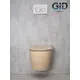 БЕЗОБОДКОВЫЙ ПОДВЕСНОЙ УНИТАЗ GID SR2198 СВЕТЛО-КОРИЧНЕВОЕ МАТОВОЕ С ПРОЧНОЙ КРЫШКОЙ-МИКРОЛИФТ ИЗ ДЮРОПЛАСТА