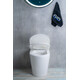 ПРИСТАВНОЙ УНИТАЗ GID TRS-263 БЕЛЫЙ БЕЗОБОДКОВЫЙ