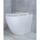ПРИСТАВНОЙ УНИТАЗ GID TRS-269 БЕЛЫЙ БЕЗОБОДКОВЫЙ