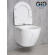 УНИТАЗ ПОДВЕСНОЙ GID WS2198 БЕЛЫЙ ГЛЯНЦЕВЫЙ ПОД КАМЕНЬ