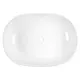 РАКОВИНА НАКЛАДНАЯ ОВАЛЬНАЯ BOND S59-600 60*40*15СМ БЕЛАЯ