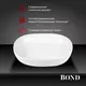 РАКОВИНА НАКЛАДНАЯ ОВАЛЬНАЯ BOND S59-600 60*40*15СМ БЕЛАЯ
