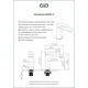СМЕСИТЕЛЬ ДЛЯ РАКОВИНЫ GID ANCHEL SS979-CH-K SS979CHK ХРОМ