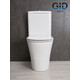 УНИТАЗ НАПОЛЬНЫЙ GID TN2124 62244Y БЕЛЫЙ 60.5X36X82.5