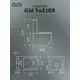 УНИТАЗ НАПОЛЬНЫЙ GID TN2189 62247Y БЕЛЫЙ 64X37X82