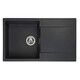 ГРАНИТНАЯ МОЙКА REGINOX AMSTERDAM 10 BLACK SILVERY