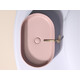 УМЫВАЛЬНИК ЧАША НАКЛАДНАЯ ОВАЛЬНАЯ CERAMICA NOVA ELEMENT (ЦВЕТ РОЗОВЫЙ МАТОВЫЙ) 608*385*122ММ
