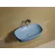 УМЫВАЛЬНИК ЧАША НАКЛАДНАЯ ОВАЛЬНАЯ CERAMICA NOVA ELEMENT (ЦВЕТ ГОЛУБОЙ МАТОВЫЙ) 600*380*138ММ