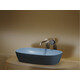 УМЫВАЛЬНИК ЧАША НАКЛАДНАЯ ОВАЛЬНАЯ CERAMICA NOVA ELEMENT (ЦВЕТ ГОЛУБОЙ МАТОВЫЙ) 600*380*138ММ