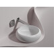 УМЫВАЛЬНИК ЧАША НАКЛАДНАЯ КРУГЛАЯ CERAMICA NOVA ELEMENT (ЦВЕТ БЕЛЫЙ МАТОВЫЙ) 360*360*120ММ
