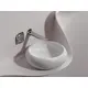 УМЫВАЛЬНИК ЧАША НАКЛАДНАЯ КРУГЛАЯ CERAMICA NOVA ELEMENT (ЦВЕТ БЕЛЫЙ МАТОВЫЙ) 360*360*120ММ