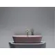 УМЫВАЛЬНИК ЧАША НАКЛАДНАЯ ОВАЛЬНАЯ CERAMICA NOVA ELEMENT (ЦВЕТ РОЗОВЫЙ МАТОВЫЙ) 600*380*138ММ