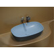 УМЫВАЛЬНИК ЧАША НАКЛАДНАЯ ОВАЛЬНАЯ CERAMICA NOVA ELEMENT (ЦВЕТ ГОЛУБОЙ МАТОВЫЙ) 600*380*138ММ