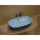 УМЫВАЛЬНИК ЧАША НАКЛАДНАЯ ОВАЛЬНАЯ CERAMICA NOVA ELEMENT (ЦВЕТ ГОЛУБОЙ МАТОВЫЙ) 600*380*138ММ