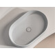 УМЫВАЛЬНИК ЧАША НАКЛАДНАЯ ОВАЛЬНАЯ CERAMICA NOVA ELEMENT (ЦВЕТ СЕРЫЙ МАТОВЫЙ) 608*385*122ММ