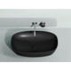 УМЫВАЛЬНИК ЧАША НАКЛАДНАЯ ОВАЛЬНАЯ CERAMICA NOVA ELEMENT (ЦВЕТ ЧЕРНЫЙ МАТОВЫЙ) 600*380*138ММ