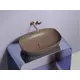 УМЫВАЛЬНИК ЧАША НАКЛАДНАЯ ОВАЛЬНАЯ CERAMICA NOVA ELEMENT (ЦВЕТ ТЕМНО-КОРИЧНЕВЫЙ МАТОВЫЙ) 600*380*138ММ
