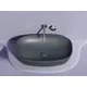 УМЫВАЛЬНИК ЧАША НАКЛАДНАЯ ОВАЛЬНАЯ CERAMICA NOVA ELEMENT (ЦВЕТ ТЕМНЫЙ АНТРАЦИТ МАТОВЫЙ) 600*380*138ММ