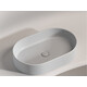 УМЫВАЛЬНИК ЧАША НАКЛАДНАЯ ОВАЛЬНАЯ CERAMICA NOVA ELEMENT (ЦВЕТ СЕРЫЙ МАТОВЫЙ) 608*385*122ММ