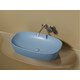 УМЫВАЛЬНИК ЧАША НАКЛАДНАЯ ОВАЛЬНАЯ CERAMICA NOVA ELEMENT (ЦВЕТ ГОЛУБОЙ МАТОВЫЙ) 600*380*138ММ