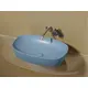 УМЫВАЛЬНИК ЧАША НАКЛАДНАЯ ОВАЛЬНАЯ CERAMICA NOVA ELEMENT (ЦВЕТ ГОЛУБОЙ МАТОВЫЙ) 600*380*138ММ