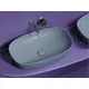 УМЫВАЛЬНИК ЧАША НАКЛАДНАЯ ОВАЛЬНАЯ CERAMICA NOVA ELEMENT (ЦВЕТ СЕРО-ГОЛУБОЙ МАТОВЫЙ) 600*380*138ММ