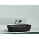 УМЫВАЛЬНИК ЧАША НАКЛАДНАЯ ОВАЛЬНАЯ CERAMICA NOVA ELEMENT (ЦВЕТ ЧЕРНЫЙ МАТОВЫЙ) 600*380*138ММ