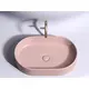 УМЫВАЛЬНИК ЧАША НАКЛАДНАЯ ОВАЛЬНАЯ CERAMICA NOVA ELEMENT (ЦВЕТ РОЗОВЫЙ МАТОВЫЙ) 608*385*122ММ