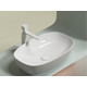 УМЫВАЛЬНИК ЧАША НАКЛАДНАЯ ОВАЛЬНАЯ CERAMICA NOVA ELEMENT 600*380*138ММ