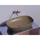 УМЫВАЛЬНИК ЧАША НАКЛАДНАЯ ОВАЛЬНАЯ CERAMICA NOVA ELEMENT (ЦВЕТ ТЕМНО-КОРИЧНЕВЫЙ МАТОВЫЙ) 600*380*138ММ