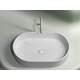 УМЫВАЛЬНИК ЧАША НАКЛАДНАЯ ОВАЛЬНАЯ CERAMICA NOVA ELEMENT (ЦВЕТ БЕЛЫЙ МАТОВЫЙ) 608*385*122ММ