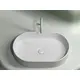 УМЫВАЛЬНИК ЧАША НАКЛАДНАЯ ОВАЛЬНАЯ CERAMICA NOVA ELEMENT (ЦВЕТ БЕЛЫЙ МАТОВЫЙ) 608*385*122ММ