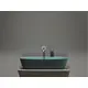 УМЫВАЛЬНИК ЧАША НАКЛАДНАЯ ОВАЛЬНАЯ CERAMICA NOVA ELEMENT (ЦВЕТ ЗЕЛЕНЫЙ МАТОВЫЙ) 600*380*138ММ