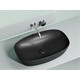 УМЫВАЛЬНИК ЧАША НАКЛАДНАЯ ОВАЛЬНАЯ CERAMICA NOVA ELEMENT (ЦВЕТ ЧЕРНЫЙ МАТОВЫЙ) 600*380*138ММ