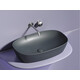УМЫВАЛЬНИК ЧАША НАКЛАДНАЯ ОВАЛЬНАЯ CERAMICA NOVA ELEMENT (ЦВЕТ ТЕМНЫЙ АНТРАЦИТ МАТОВЫЙ) 600*380*138ММ