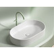 УМЫВАЛЬНИК ЧАША НАКЛАДНАЯ ОВАЛЬНАЯ CERAMICA NOVA ELEMENT (ЦВЕТ БЕЛЫЙ МАТОВЫЙ) 608*385*122ММ