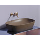 УМЫВАЛЬНИК ЧАША НАКЛАДНАЯ ОВАЛЬНАЯ CERAMICA NOVA ELEMENT (ЦВЕТ ТЕМНО-КОРИЧНЕВЫЙ МАТОВЫЙ) 600*380*138ММ