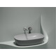 УМЫВАЛЬНИК ЧАША НАКЛАДНАЯ ОВАЛЬНАЯ CERAMICA NOVA ELEMENT (ЦВЕТ СЕРЫЙ МАТОВЫЙ) 600*380*138ММ