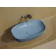УМЫВАЛЬНИК ЧАША НАКЛАДНАЯ ОВАЛЬНАЯ CERAMICA NOVA ELEMENT (ЦВЕТ ГОЛУБОЙ МАТОВЫЙ) 600*380*138ММ