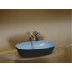 УМЫВАЛЬНИК ЧАША НАКЛАДНАЯ ОВАЛЬНАЯ CERAMICA NOVA ELEMENT (ЦВЕТ ГОЛУБОЙ МАТОВЫЙ) 600*380*138ММ