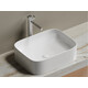 УМЫВАЛЬНИК ЧАША НАКЛАДНАЯ ПРЯМОУГОЛЬНАЯ CERAMICA NOVA ELEMENT 505*380*150ММ БЕЛЫЙ ГЛЯНЦЕВЫЙ
