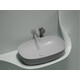 УМЫВАЛЬНИК ЧАША НАКЛАДНАЯ ОВАЛЬНАЯ CERAMICA NOVA ELEMENT (ЦВЕТ СЕРЫЙ МАТОВЫЙ) 600*380*138ММ