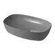 РАКОВИНА НАКЛАДНАЯ ABBER RECHTECK AC2206MG СЕРАЯ МАТОВАЯ