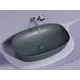 УМЫВАЛЬНИК ЧАША НАКЛАДНАЯ ОВАЛЬНАЯ CERAMICA NOVA ELEMENT (ЦВЕТ ТЕМНЫЙ АНТРАЦИТ МАТОВЫЙ) 600*380*138ММ