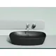 УМЫВАЛЬНИК ЧАША НАКЛАДНАЯ ОВАЛЬНАЯ CERAMICA NOVA ELEMENT (ЦВЕТ ЧЕРНЫЙ МАТОВЫЙ) 600*380*138ММ