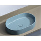 УМЫВАЛЬНИК ЧАША НАКЛАДНАЯ ОВАЛЬНАЯ CERAMICA NOVA ELEMENT 608X385X122 ММ, ГОЛУБОЙ МАТОВЫЙ