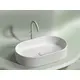 УМЫВАЛЬНИК ЧАША НАКЛАДНАЯ ОВАЛЬНАЯ CERAMICA NOVA ELEMENT (ЦВЕТ БЕЛЫЙ МАТОВЫЙ) 608*385*122ММ