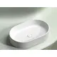 УМЫВАЛЬНИК ЧАША НАКЛАДНАЯ ОВАЛЬНАЯ CERAMICA NOVA ELEMENT (ЦВЕТ БЕЛЫЙ МАТОВЫЙ) 608*385*122ММ